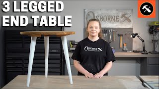 How to Build a Mid-Century Modern End Table with 3 Legs - Builder's Studio Net Worth