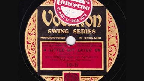 Don Redman & His Orchestra - A Little Bit Later On - 1936