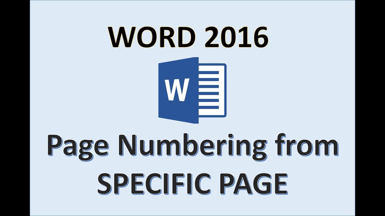 how to change page number fonts in word 2016