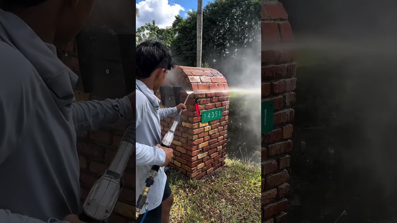 Day 4 of starting my pressure washing business( 1414$ / 5000$ )Another transformation in the books!