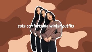 Comfortable daily winter fits 🤎 겨울 데일리 룩북 🍵