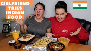 GIRLFRIEND TRIES INDIAN FOOD FOR THE FIRST TIME Latino Couple Indian Food Reaction BetoEats