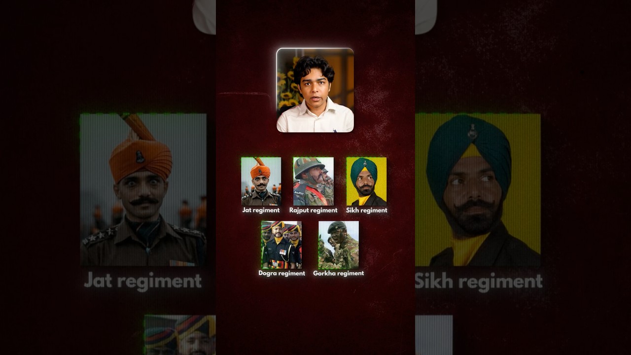 Jat , rajput , sikh , dogra , gorkha regiments in indian army