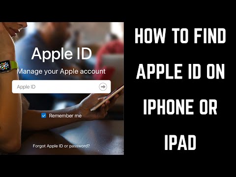 How to Find Apple ID on iPhone or iPad