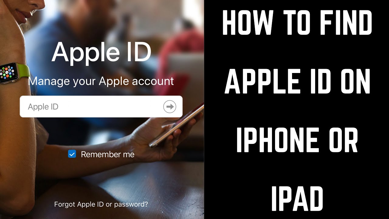 where to find apple id