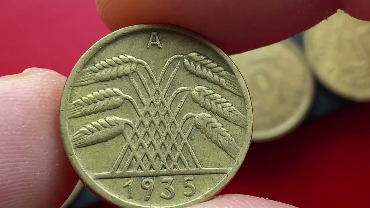 Germany 10 Reichspfennig 1935 R-Coin ~50-100€