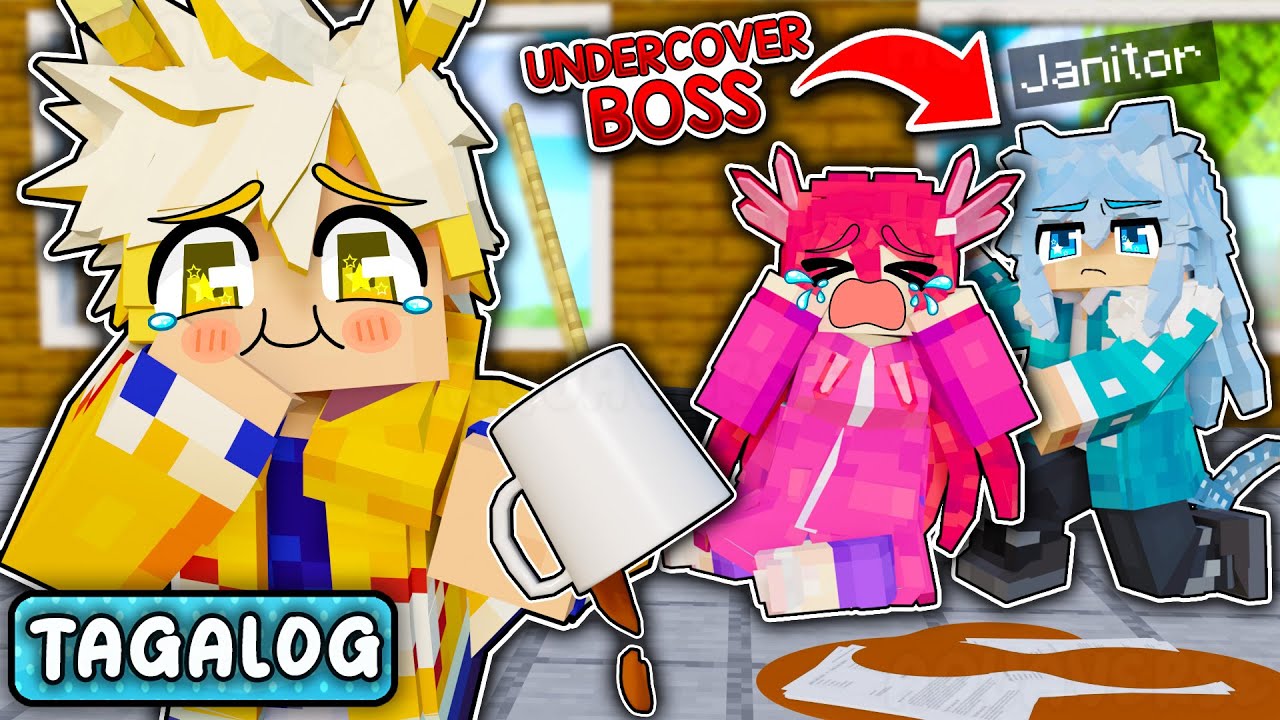 🇵🇭 NAGPANGGAP Ako Na JANITOR Sa Minecraft? (TAGALOG)