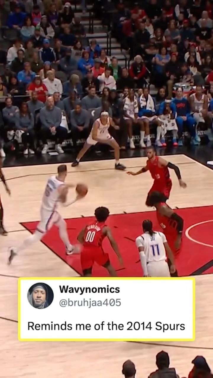OKC’s ball movement going crazy ??