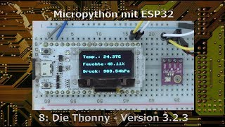 Micropython mit ESP32 - 9: Die Thonny-Version 3.2.3
