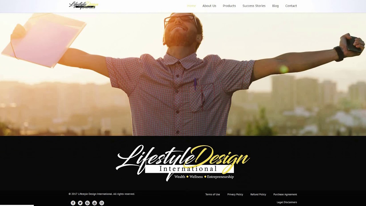 Direct Sales Company Corporate Website Design