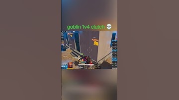 goblin 1v4 clutch 💀 || #esports #bgis #bgmi