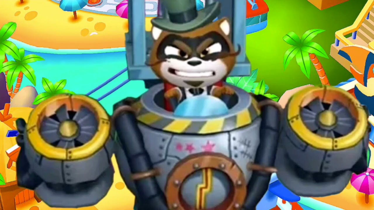 Talking Tom Hero Dash - Raccoon Boss theme song