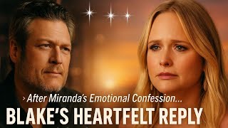 Blake Shelton’s Emotional Response Moves Miranda Lambert to Tears — “She Never Expected That…” 💔