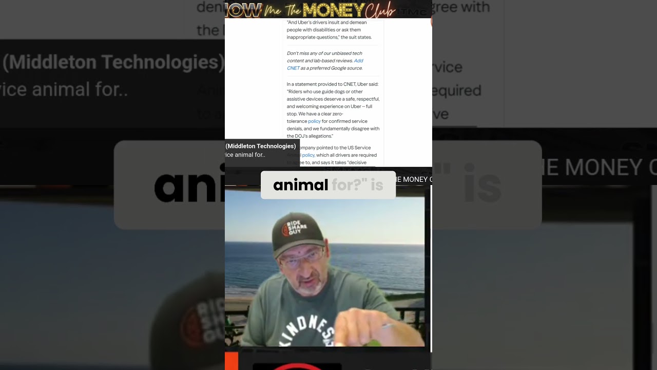 Service Animals: Uber & Lyft Drivers' Inappropriate Questions