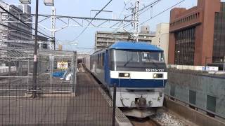 EF210-127牽引貨物列車 明石駅通過2