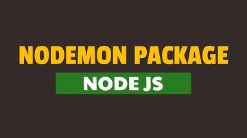 Hoe Nodemon te gebruiken in Node JS