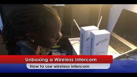 Unboxing the cheapest Wireless Intercom suitable for Office, Hotels and Schools