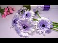 DIY| cara membuat bunga Gerbera | Gerbera Bouquet #satinribbonflowers