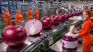 Inside the Largest High-Tech Onion Factory You've Never Seen Before (Full Process)