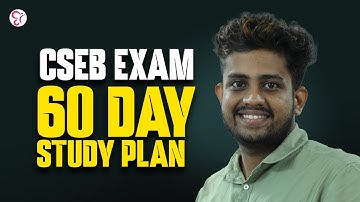 CSEB EXAM 60 DAY STUDY PLAN | CSEB JUNIOR CLERK CASHIER | EXAM 2025