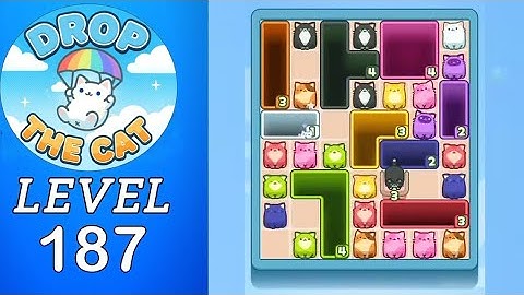 Drop The Cat Level 187 Walkthrough