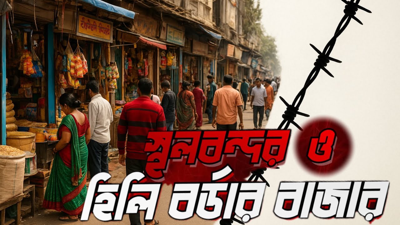 হিলি বর্ডার বাজার ও স্থলবন্দর | Hili Border Bazar & Land Port Dinajpur Bangladesh