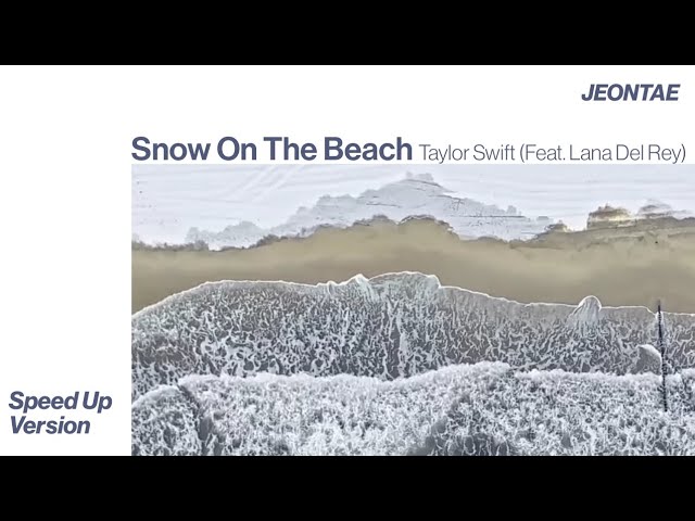Taylor Swift (Feat. Lana Del Rey) - 'Snow On The Beach' (Speed up Version)