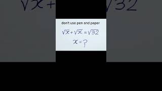 Don't use pen and pepper #youtubegrowth #mathshorttricks #mathproblems #education #mathtips #viral