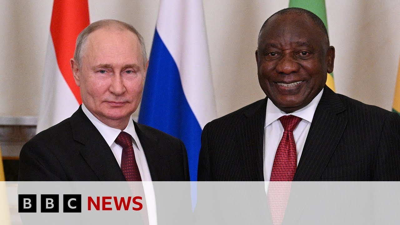 Ukraine war must end, Russia’s Putin told by South African President Ramaphosa – BBC News
