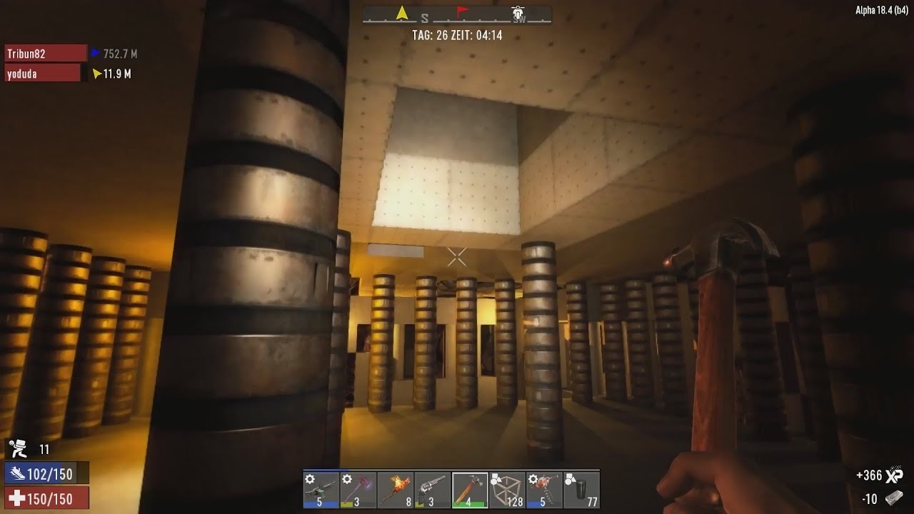 Verkabelung im Hordebunker - 7 Days To Die #21 [German/Deutsch] [Alpha 18.4]