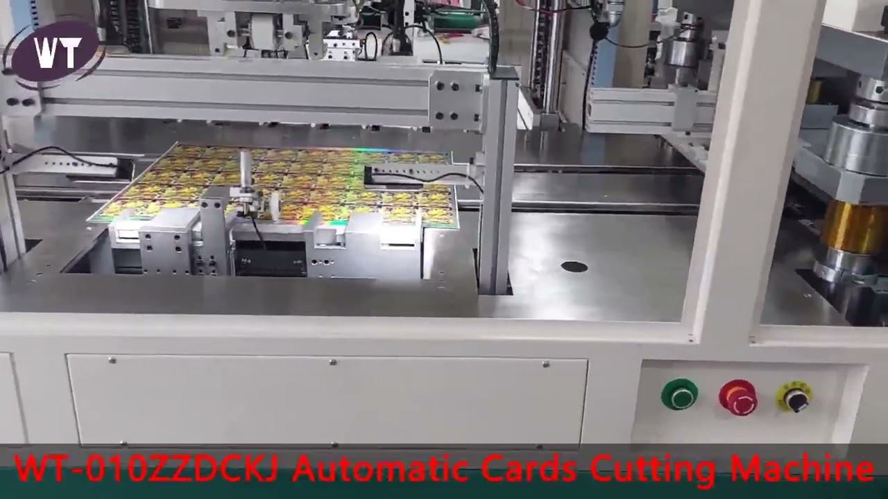Precision Card Punching & Cutting | WT-010ZZDCKJ Fully Automatic System