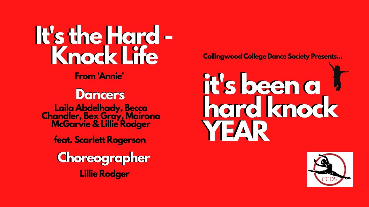 It's the Hard Knock Life (from Annie) - A Musical Theatre Dance Number