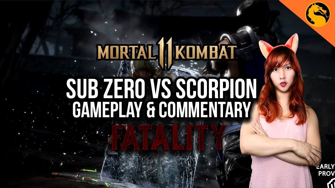 Mortal Kombat 11 Gameplay Sub Zero vs Scorpion - Freya Fox ...