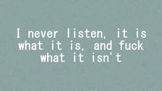 nothing,nowhere - lovelylittlehell (lyric video)