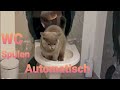 Automatische Wc Spülung für die Katze mit Zeit Schaltuhr einbauen. Verzögerungsschalter Stellmotor