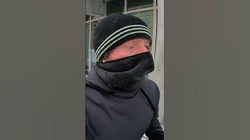 Running #Shorts - Running in Sub-Zero Blizzard Conditions - Full Video Out Now!