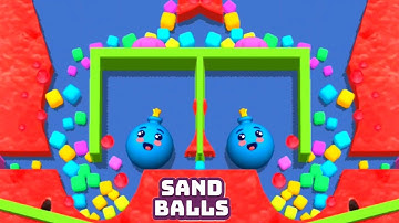 Sand Balls Fruit Island All Levels Unlocked Gameplay Walkthrough (iOS,Android)
