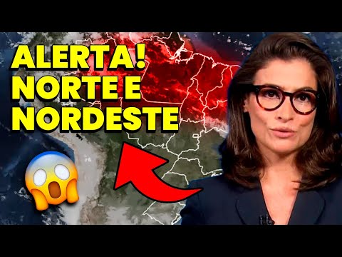 URGENTE! ESTADO DE ALERTA: Previsão do Tempo do Jornal Nacional - 01/04/23