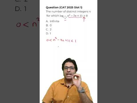 Integer in 1 Minute | Solve CAT Quant Faster #shorts #cat2026