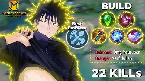 22 KILLS!! NEW BEST BUILD & EMBLEM FOR JULIAN SOLO RANKED GAME (easy win) - Mobile Legends