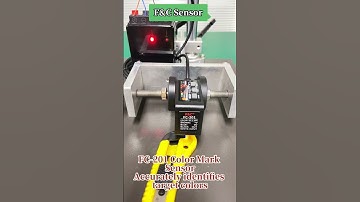 How to accurately detect the colors of different objects?#sensor #automation#Color mask amplifier