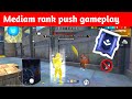 New season mediam rank push gameplay #freefiremax