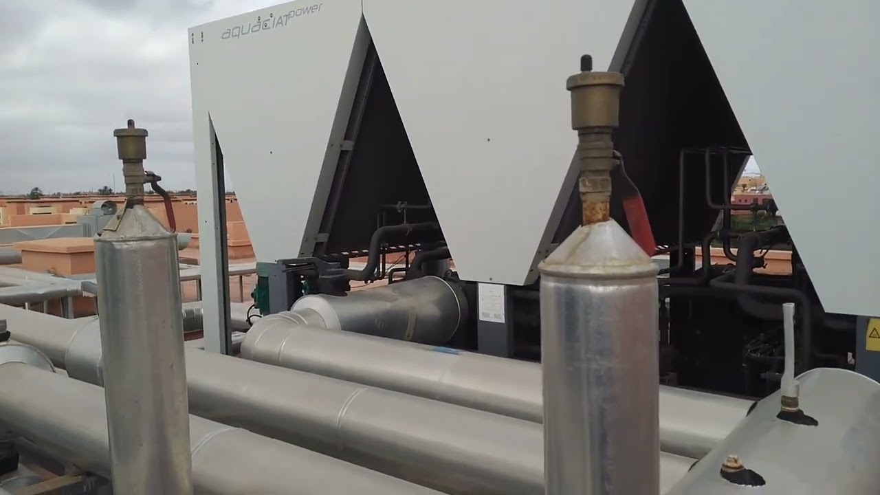 circuit secondaire (hydraulique) d'un groupe d'eau glacée