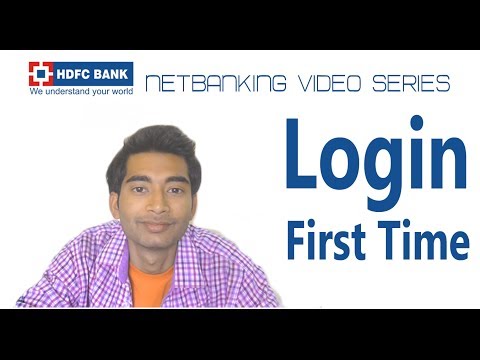 HDFC Netbanking part 1: How to login for the first time