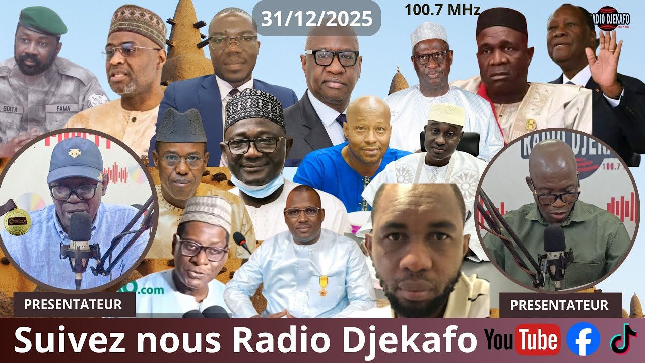RADIO DJEKAFO 31 DECEMBRE DABA TOUNKARA ET BOUBACAR TRAORE