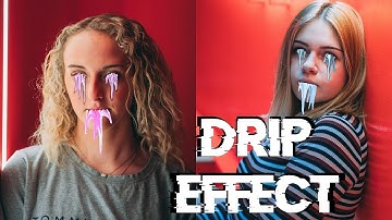 How to Do the "Drip Effect" in Photoshop (SUPER EASY)