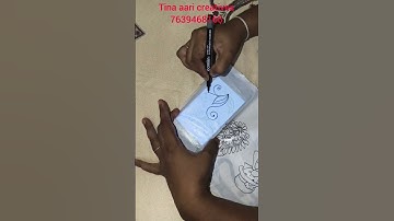 aari work practice image tracing simple method #tina aari creatives #shorts #shortsfeed #shortsviral