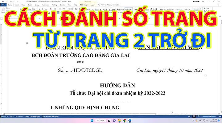 Lỗi đánh số trang bị chia 2 nhóm năm 2024