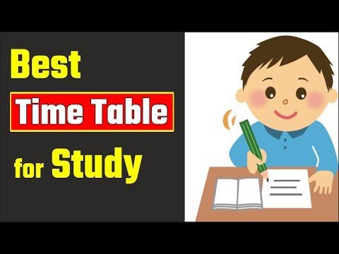 Best Time Table For Study, How Toppers Make Their Time Table, #arvindacademy