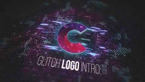 Glitch Logo Intro | After effects templates free download